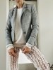 Marynarka Blazer Krata Zara Grey